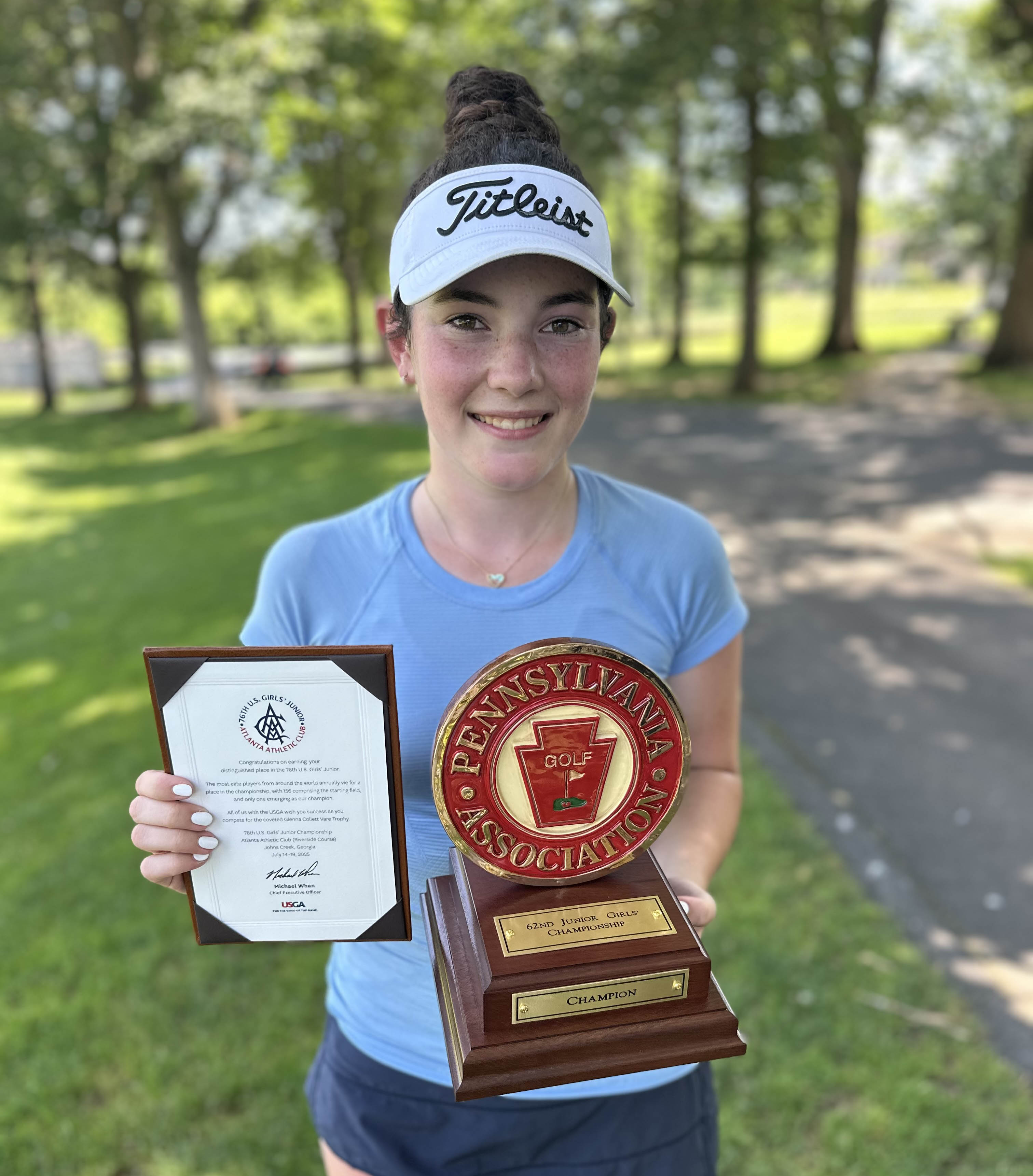 Alaina Carson Finishes Strong to Earn PA Junior Girl's Title